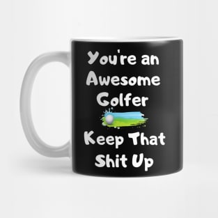 Awesome Golfer - Golf Dad Gift Idea Mug